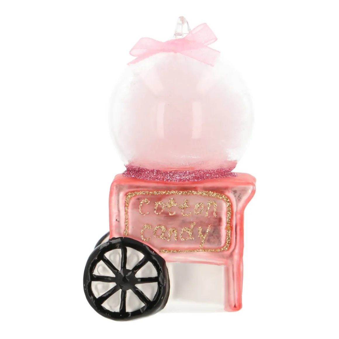 Hanger Cotton Candy Machine Pink Glass 10 Cm