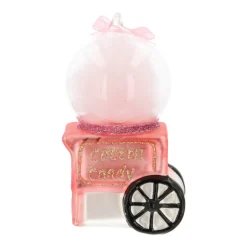 Hanger Cotton Candy Machine Pink Glass 10 Cm