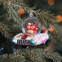 Hanger Robot In Spacecraft Multicoloured Glass 11 Cm