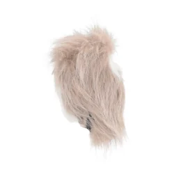 Hanging Owl Ornament | Light Brown | Plush 'Faux Fur' | 9cm / 3