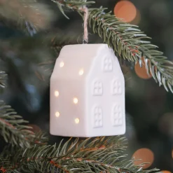 House-shaped Ornament With LED