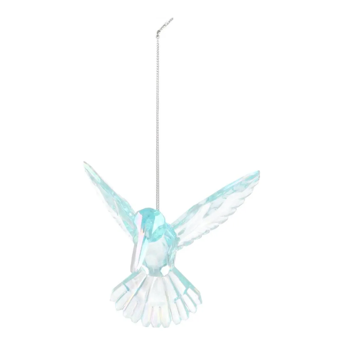 Hummingbird Christmas Ornament 10cm Blue