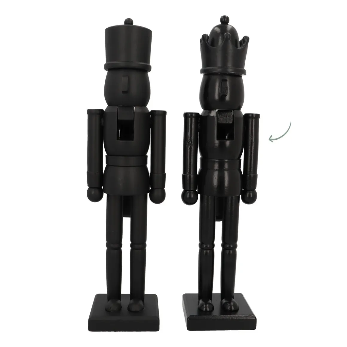Large Glossy Black Nutcracker