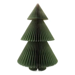 Large Green Paper Glitter Christmas Tree