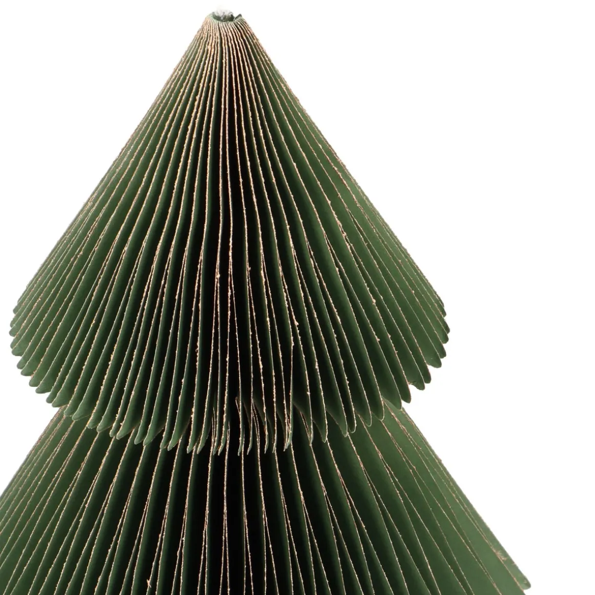 Large Green Paper Glitter Christmas Tree