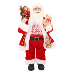 Large Standing Santa Claus | Red-white | 60cm/23in | Cloth