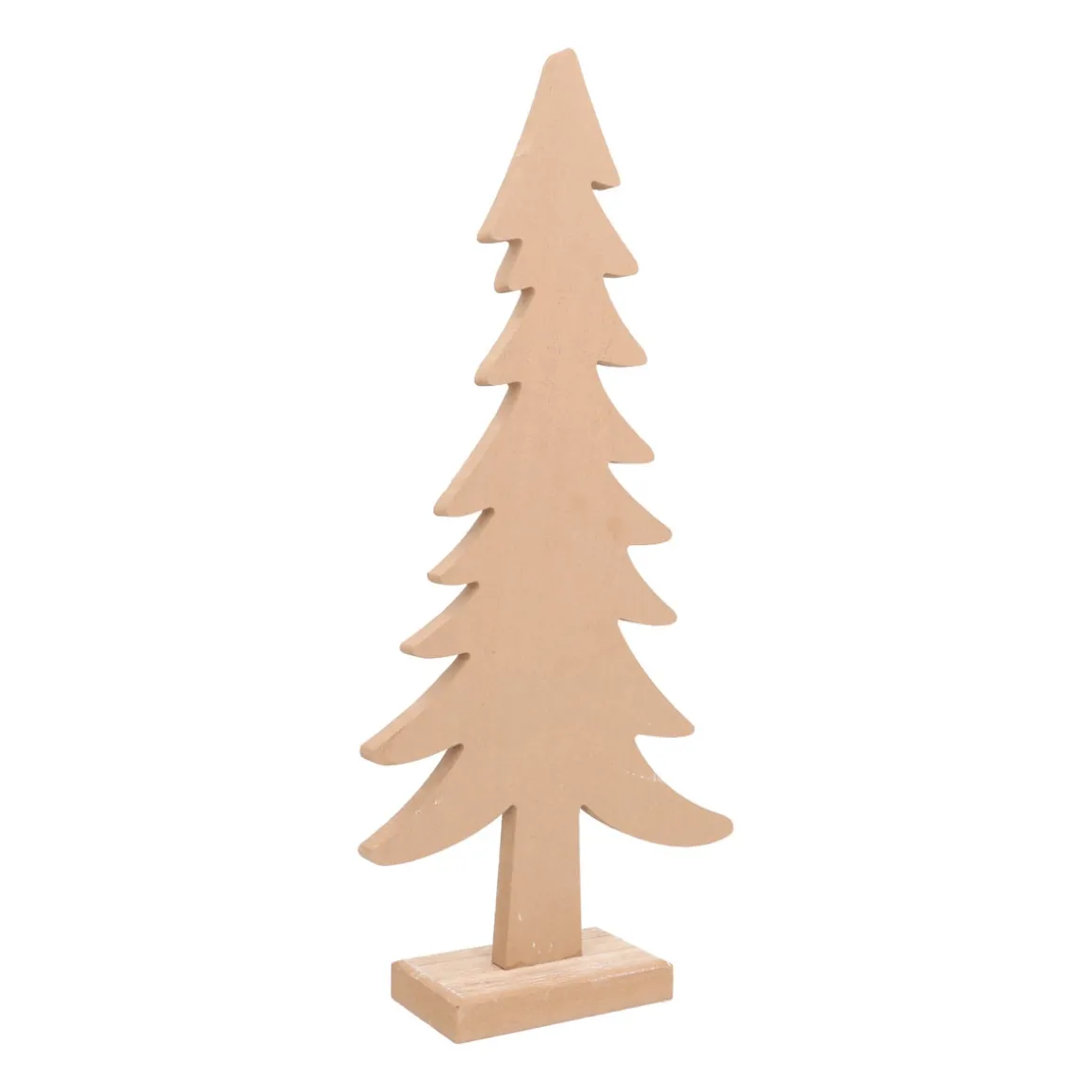 Large Wooden Christmas Tree On Stand