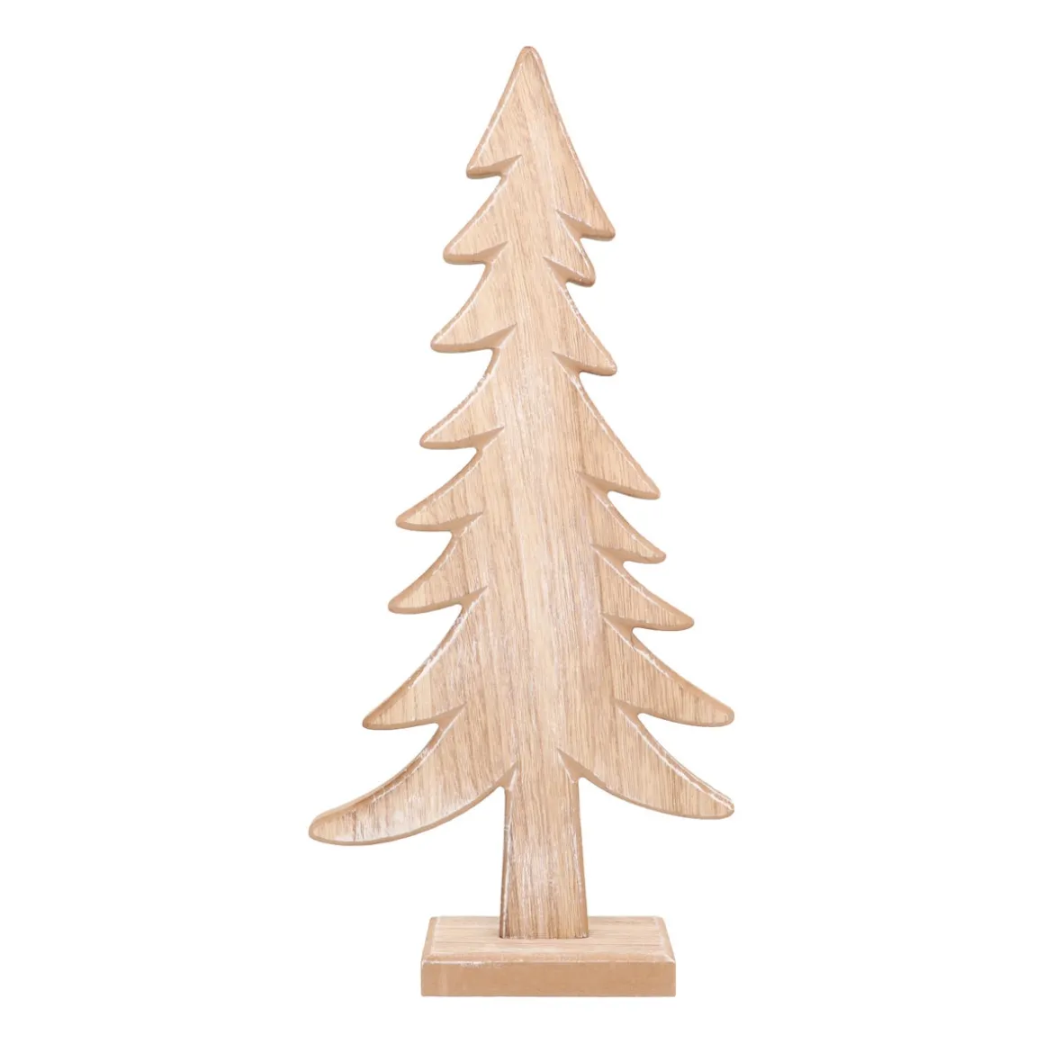 Large Wooden Christmas Tree On Stand