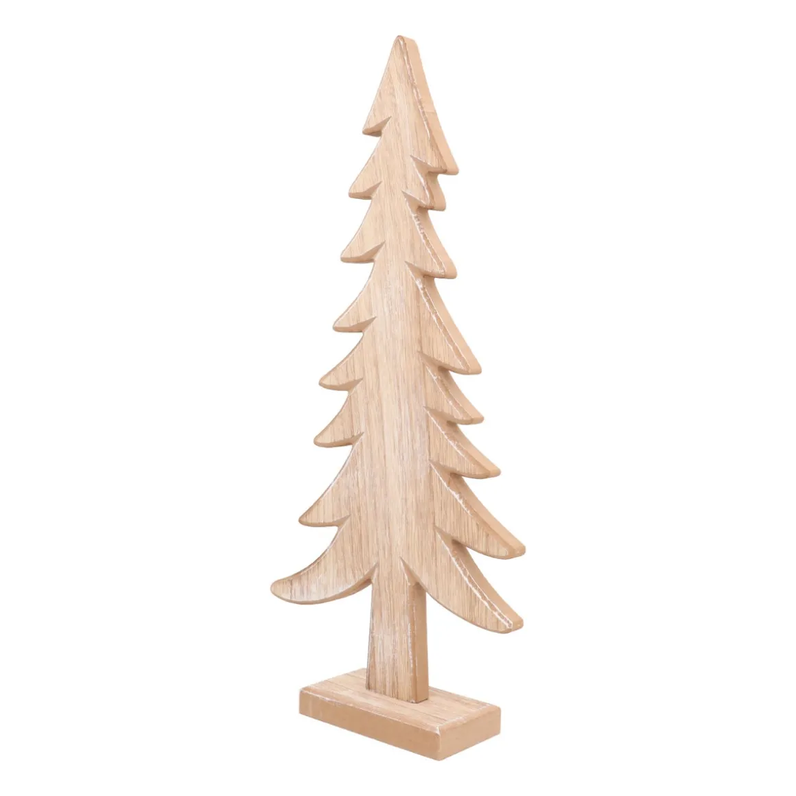 Large Wooden Christmas Tree On Stand
