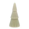 Layered Green Christmas Tree Candle