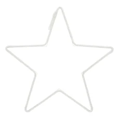 LED Neon Star | Warm White Light | Indoor & Outdoor Use | 50 Cm