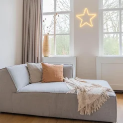 LED Neon Star | Warm White Light | Indoor & Outdoor Use | 50 Cm