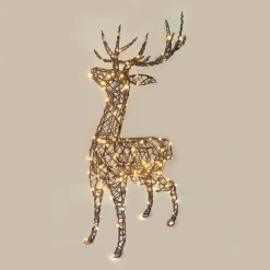 LED Reindeer | Warm White LED | Indoor & Outdoor Use | Timer | 100 Cm
