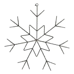 LED Snowflake | Warm White Light | Indoor & Outdoor Use | 40 Cm