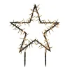 LED Star | Warm White Light | Outdoor Use | Ground Spike | Timer | 73 Cm