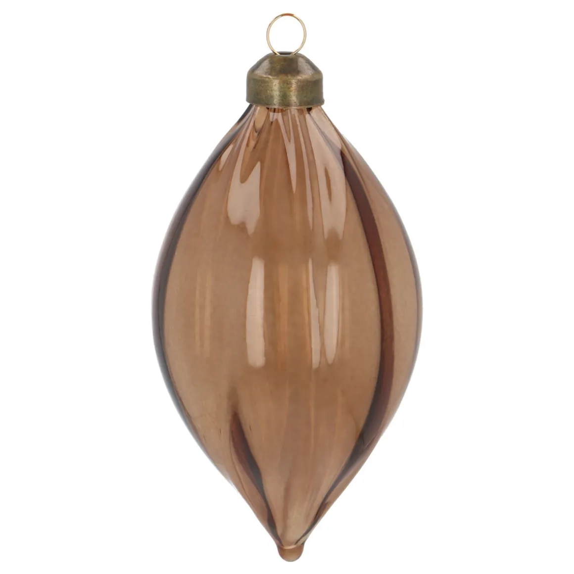 Light Brown Christmas Icicle With Natural Swirls