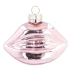 Light Pink Mouth Christmas Ornament