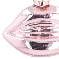 Light Pink Mouth Christmas Ornament