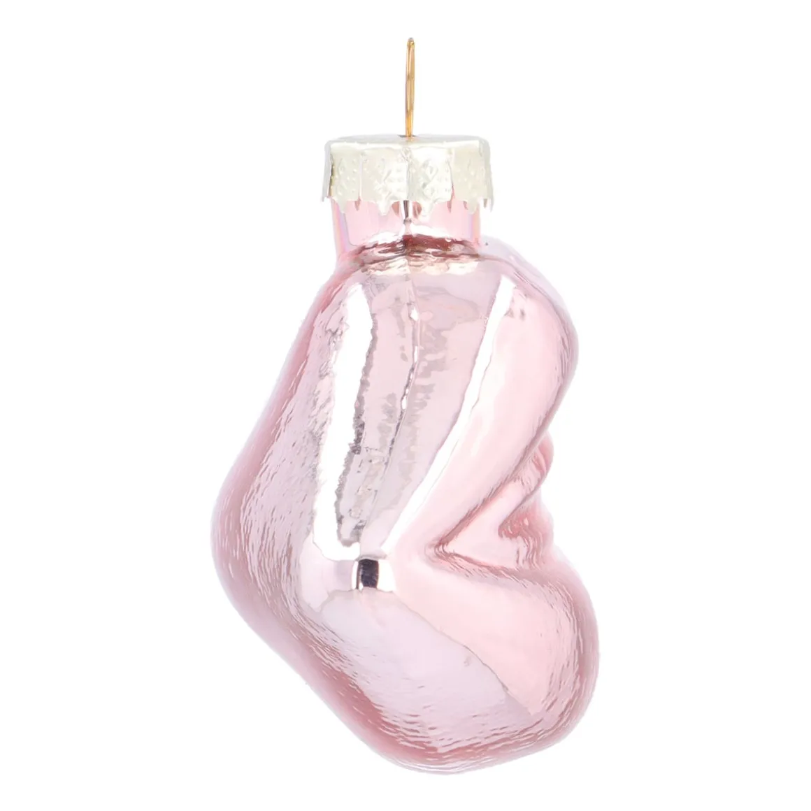 Light Pink Mouth Christmas Ornament