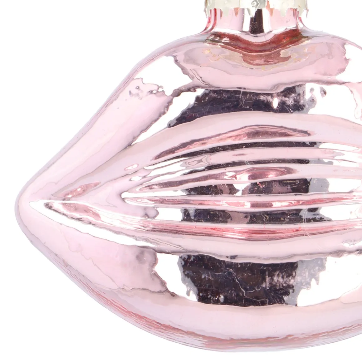 Light Pink Mouth Christmas Ornament