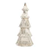 Linear Mercury Glass Tree With LED Lights 27cm Silver