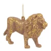 Lion Christmas Ornament | Gold | 12 Cm