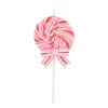 Lolly Christmas Ornament | Red-white-pink | Handmade | 16 Cm