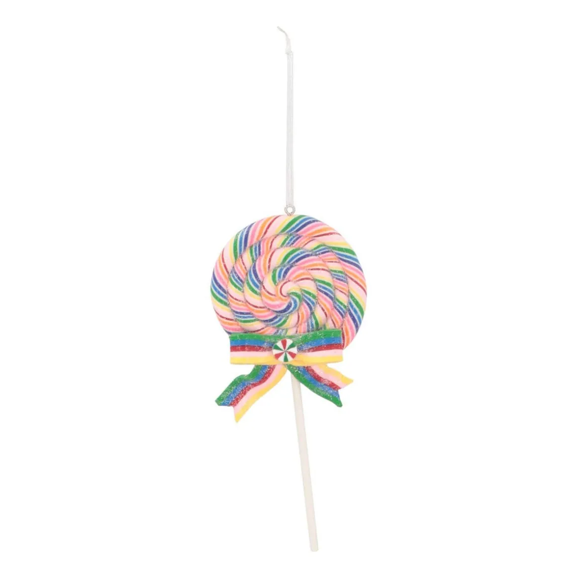 Lolly Christmas Ornament | Multi-color | Handmade | 16 Cm