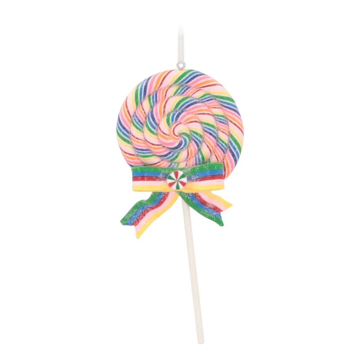 Lolly Christmas Ornament | Multi-color | Handmade | 16 Cm