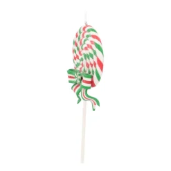 Lolly Christmas Ornament | Red-white-green | Handmade | 16 Cm