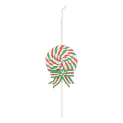 Lolly Christmas Ornament | Red-white-green | Handmade | 16 Cm