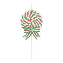 Lolly Christmas Ornament | Red-white-green | Handmade | 16 Cm