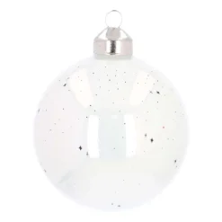 Luxury Glass Printed Christmas Babule 8 Cm ''I Love You More Than All The Stars''