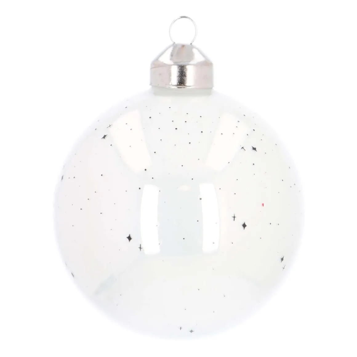Luxury Glass Printed Christmas Babule 8 Cm ''I Love You More Than All The Stars''