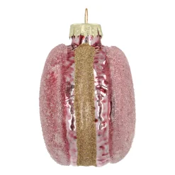 Mauve Macaron Christmas Ornament