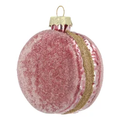 Mauve Macaron Christmas Ornament