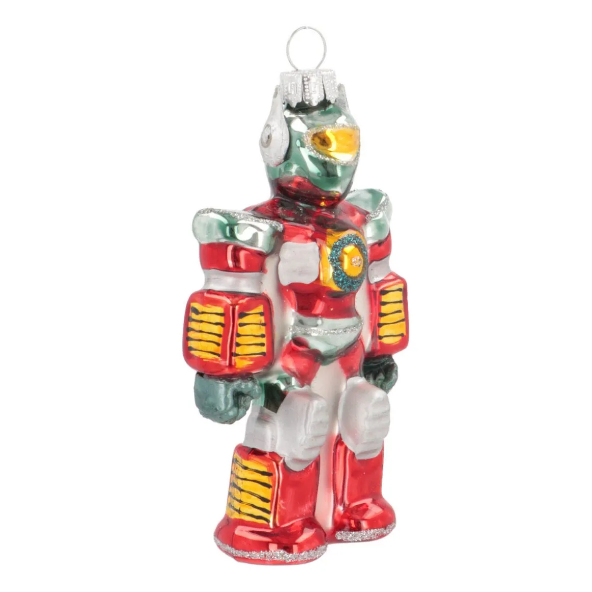 Mega Robot Christmas Ornament | Glass | Multi | 12cm