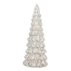 Mercury Glass Tree With LED Lights 27cm Silver