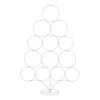 Metal Christmas Tree | White | Circles | 80cm