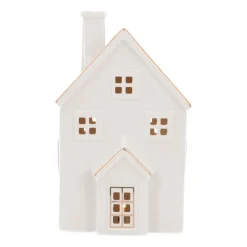 Miniature House | Porcelain | LED Lighting | 20cm