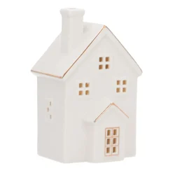 Miniature House | Porcelain | LED Lighting | 16cm
