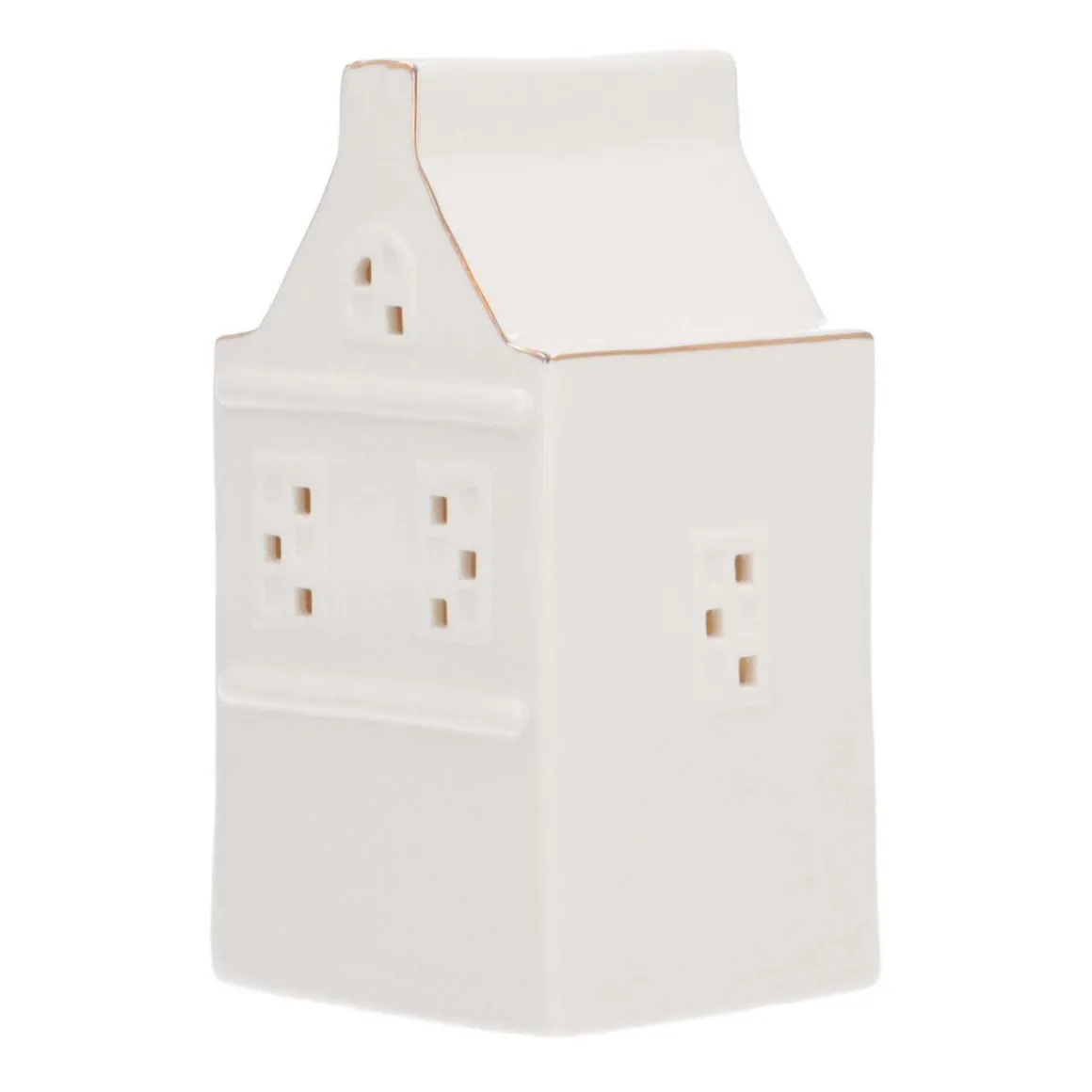 Miniature House | Porcelain | LED Lighting | 17cm