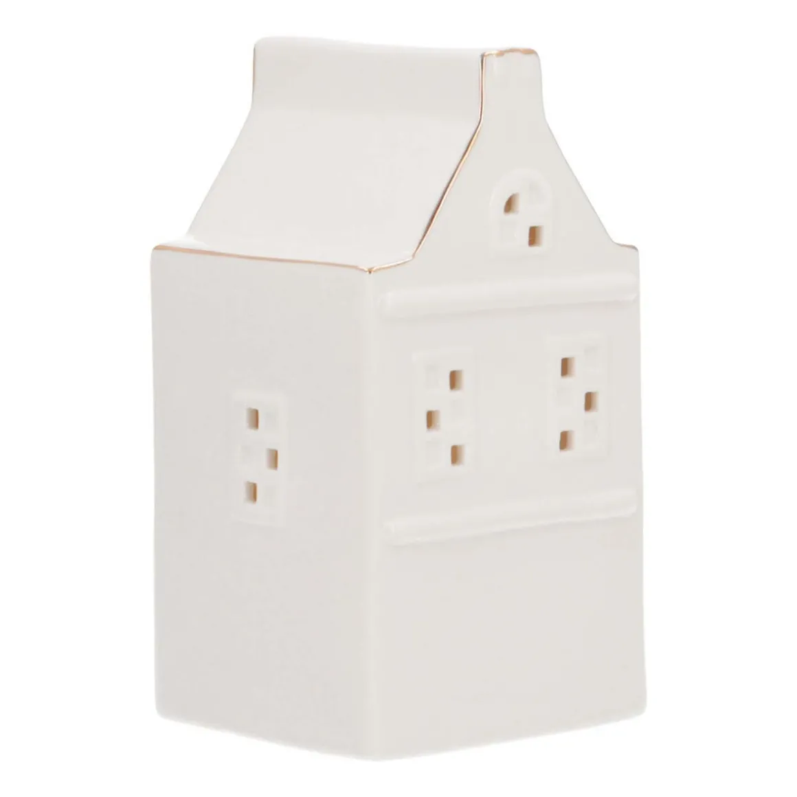 Miniature House | Porcelain | LED Lighting | 17cm