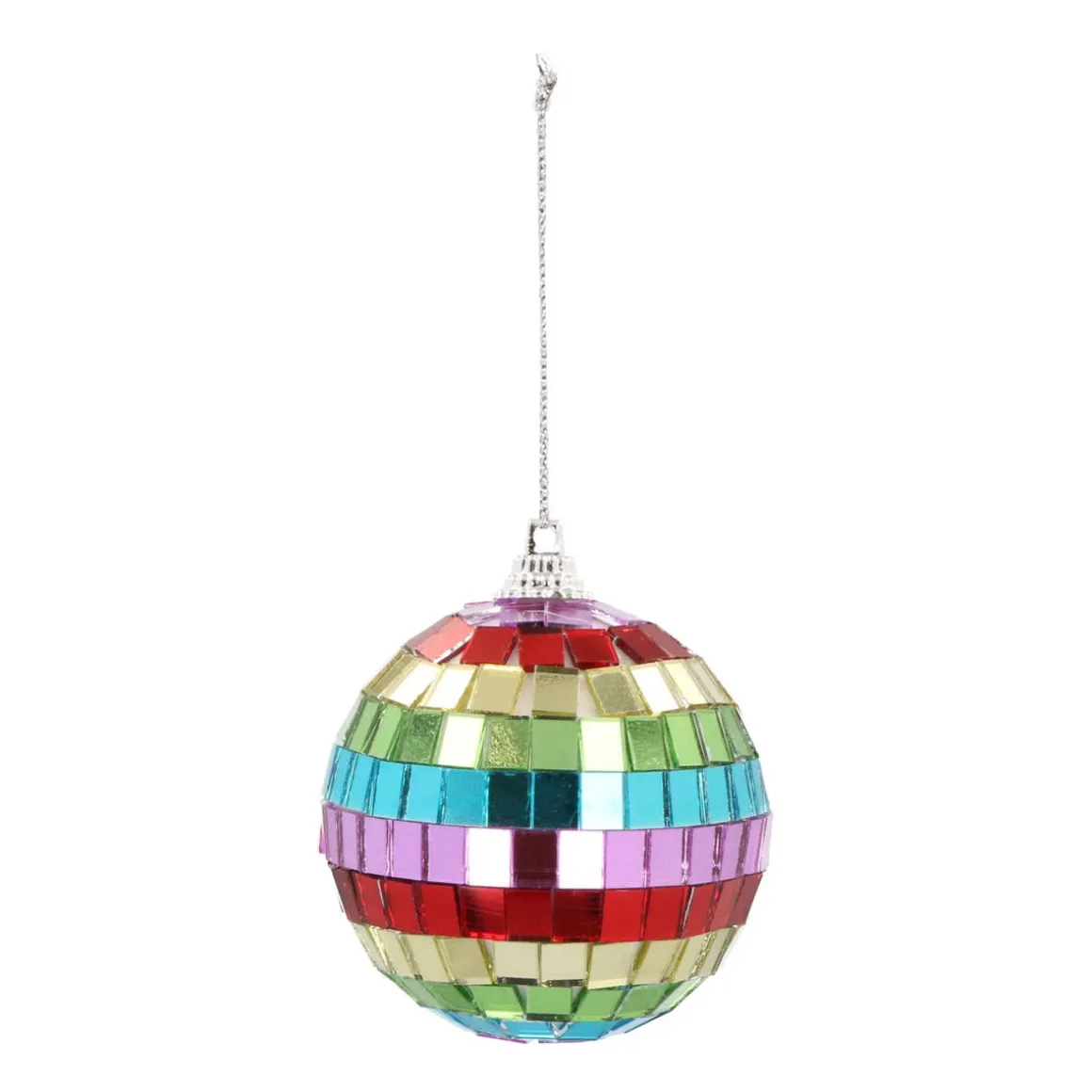 Multicolour Disco Ball Bauble | 6 Cm