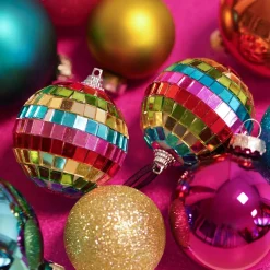 Multicolour Disco Ball Bauble | 6 Cm