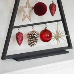 Natural Pinecone With Glitter 12 Cm