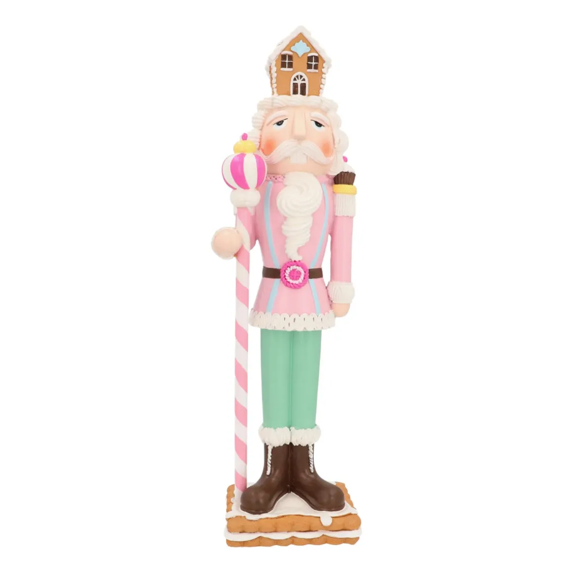 Nutcracker Christmas Decoration In Pastel Colors