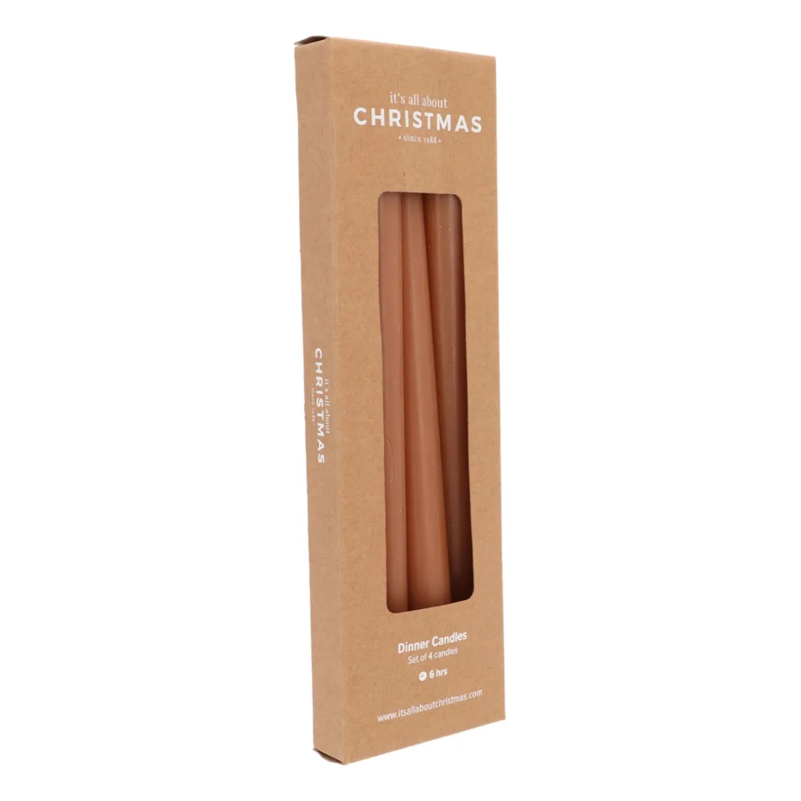Ochre Dinner Candles (set Of 4)