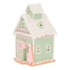 Pastel Gingerbread House With LED Lights