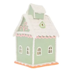 Pastel Gingerbread House With LED Lights